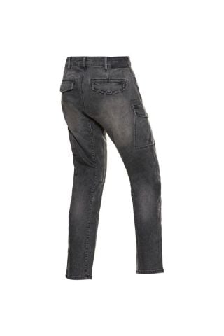 Korumalı Dark Grey Motosiklet Pantolonu MJD5006