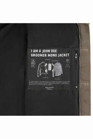 Korumalı Motosiklet Kevlar Olive Ceket