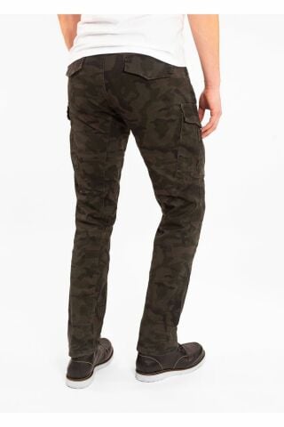 Kevlar Kamuflak Motosiklet Pantolonu Cargo Stroker 5005