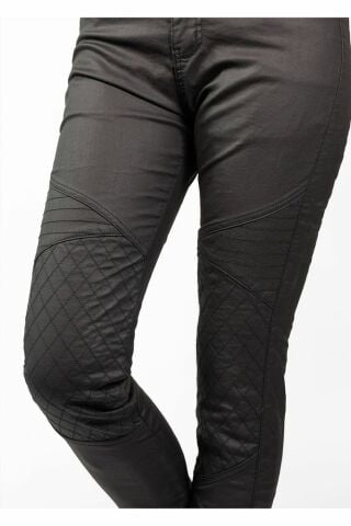 Kevlar® Kadın Siyah Motosiklet Pantolonu Jd4009