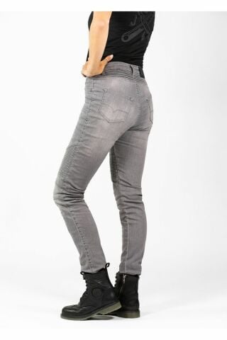 Kevlar® Gri Kadın Motosiklet Pantolonu Jd4009