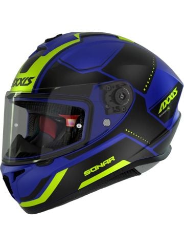 Axxis Draken S Sonar E7 Matt Blue Kask