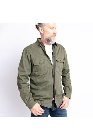 Olive Korumalı Motosiklet Ceketi 5007