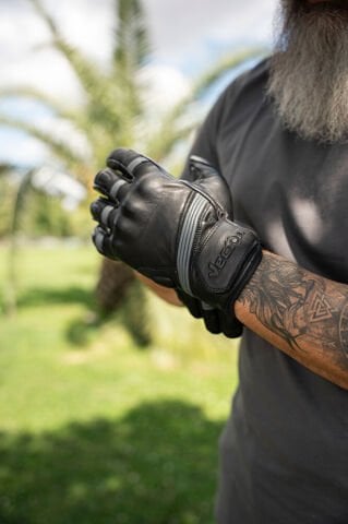 Vecton Custom Deri Motosiklet Eldiveni