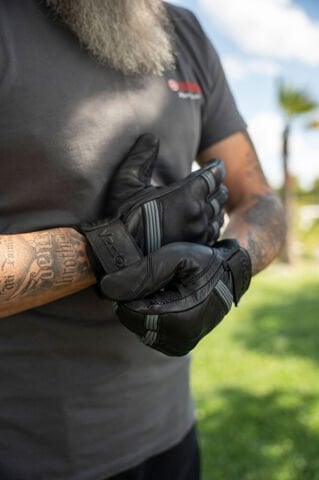 Vecton Custom Deri Motosiklet Eldiveni