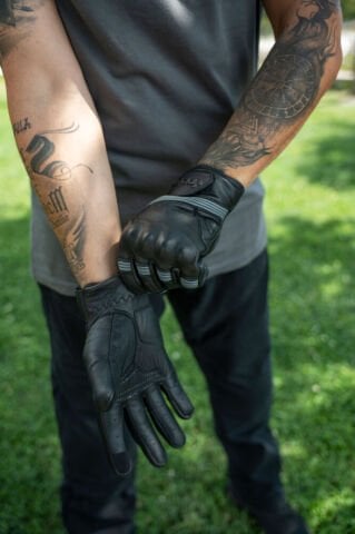 Vecton Custom Deri Motosiklet Eldiveni