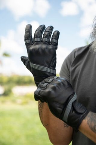 Vecton Custom Deri Motosiklet Eldiveni