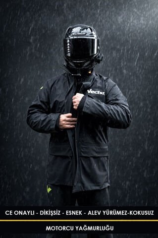CE Onaylı %100 Su Geçirmez Motorcu Dikişsiz Yağmurluk Takım