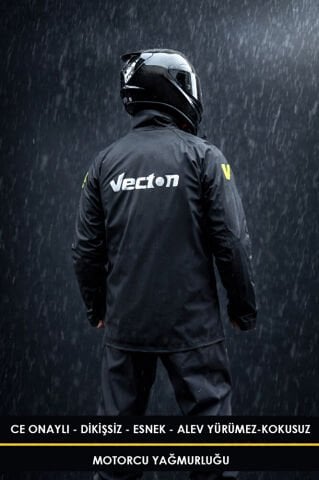 CE Onaylı %100 Su Geçirmez Motorcu Dikişsiz Yağmurluk Takım