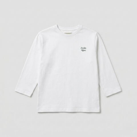 Zeytin Ağacı Okulu Beyaz Uzun Kollu Tshirt