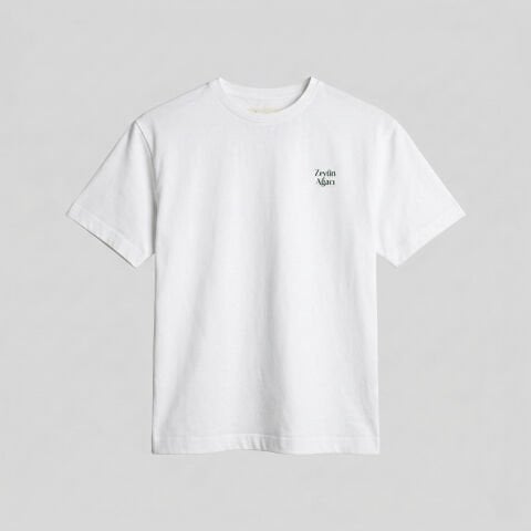 Zeytin Ağacı Okulu Beyaz Kısa Kollu Tshirt