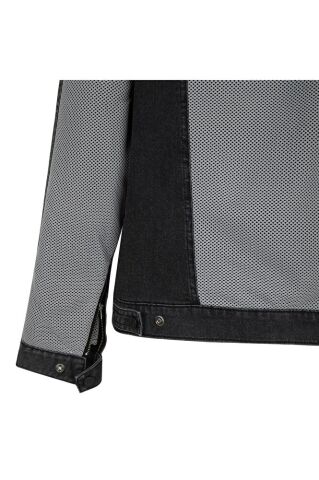Fileli Yazlık Korumalı Motosiklet Ceket Antrasit 2XL