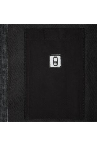 Fileli Yazlık Korumalı Motosiklet Ceket Antrasit 2XL