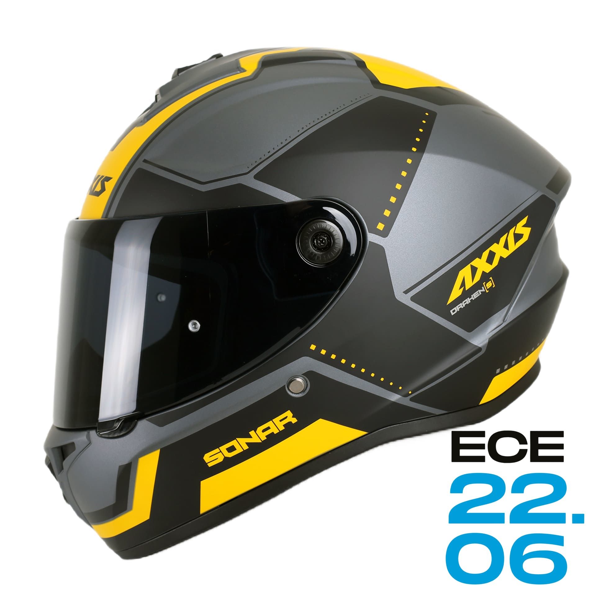 Axxis Draken S Sonar Yellow Matt