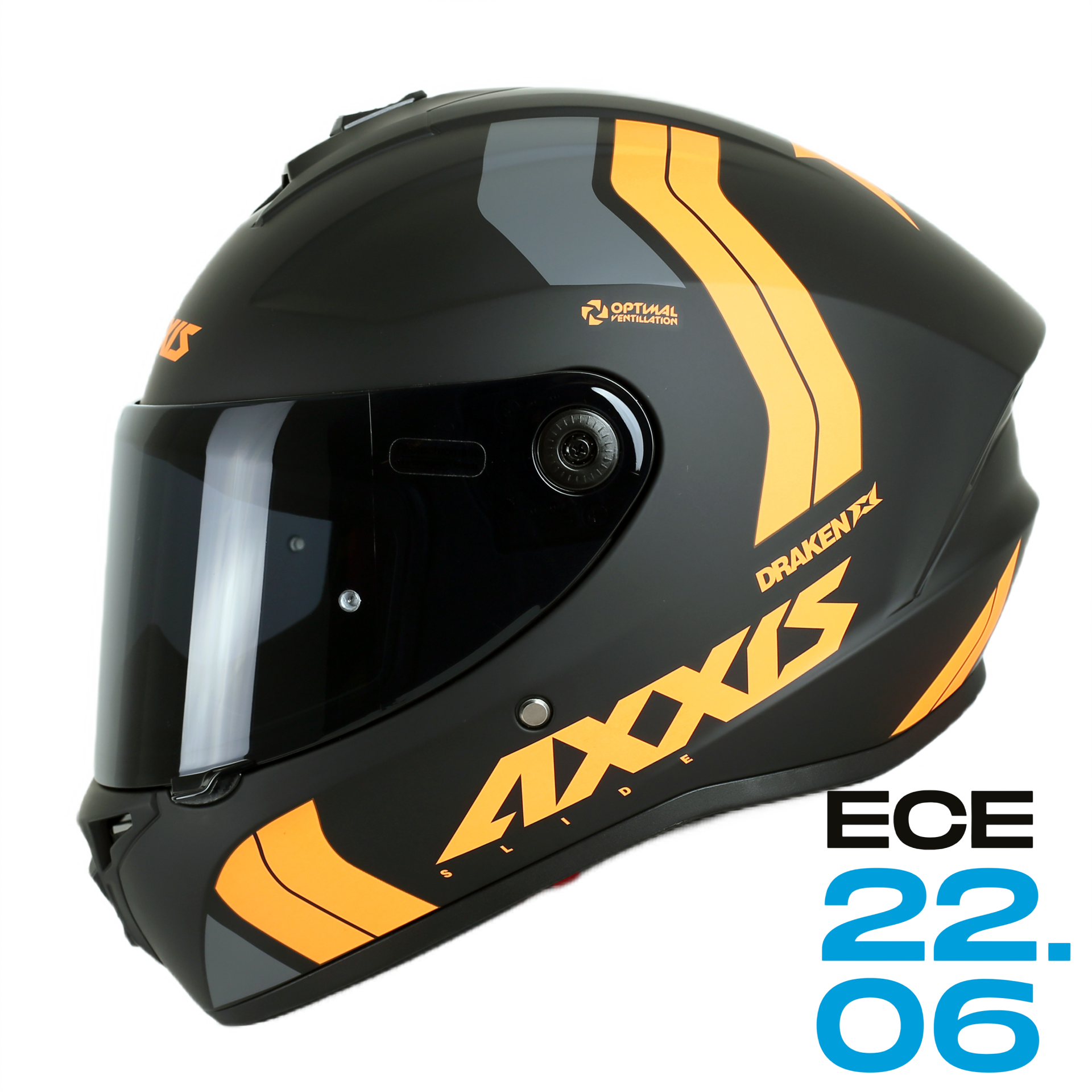 Axxis Draken S Slide Matt Fluor Orange